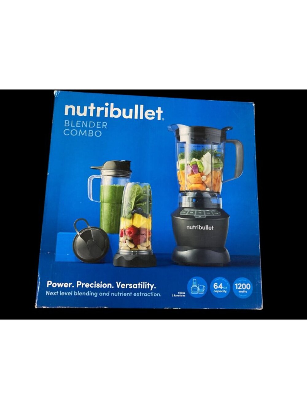 Nutribullet Blender Combo 1200W – NBF50500 Full-Size New in Box - Picture 4 of 7